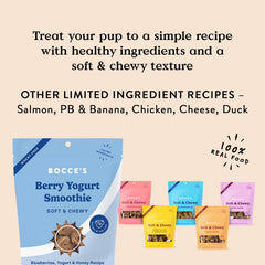 Friandise Bocce’s Bakery texture moelleuse – idéale pour chiens sensibles.