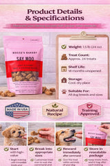 Bocce’s Say Moo – ingrédients naturels sans additifs artificiels.