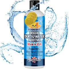 Bodhi Dog additif-eau-dentifiante menthe — bouteille prête à l’emploi pour soin buccal.