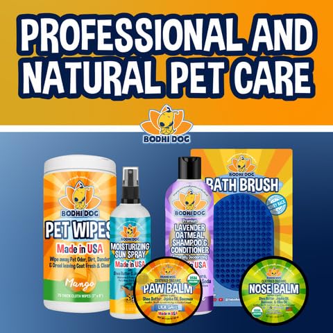 Baume Bodhi Dog fabriqué aux États‑Unis, produit éthique et naturel.