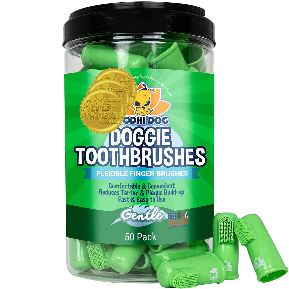 Bodhi Dog : Brosse digitale douce sur le doigt nettoyant dents et gencives sensibles