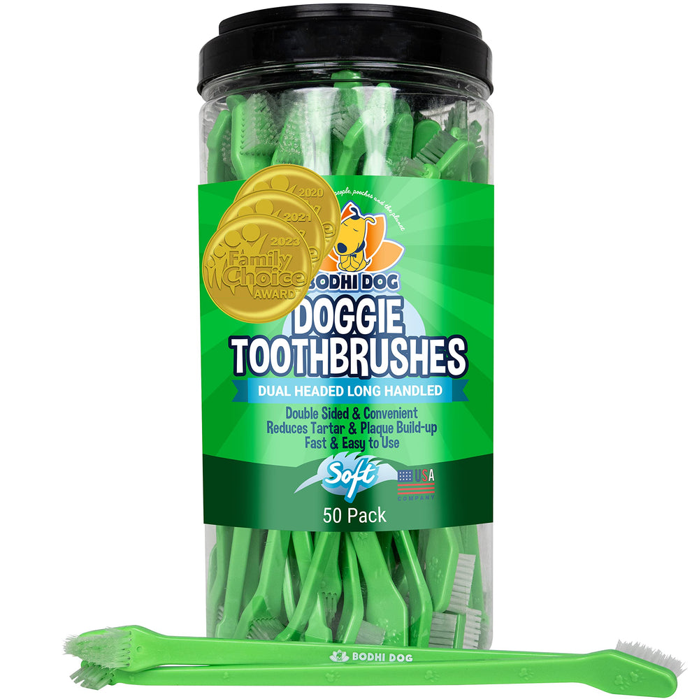 Bodhi Dog brosse double-tête pour chiens et chats, brossage en douceur.