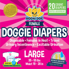 Bodhi Dog – emballage des couches femelles jetables, prêt à l'emploi