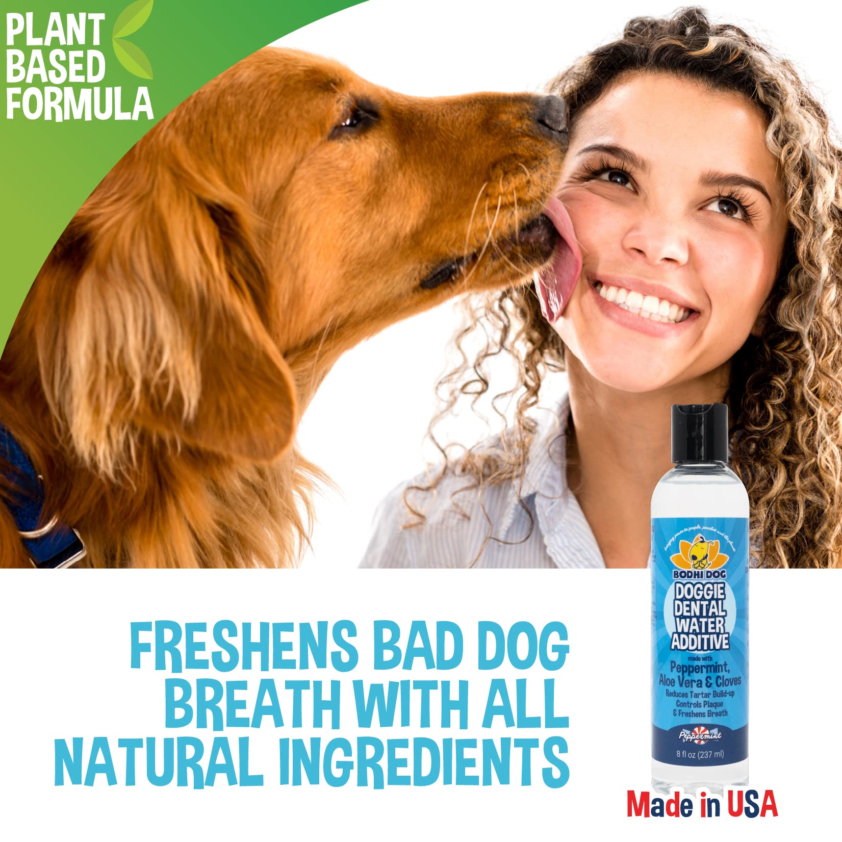 Bodhi Dog gencives saines grâce à l’utilisation quotidienne.