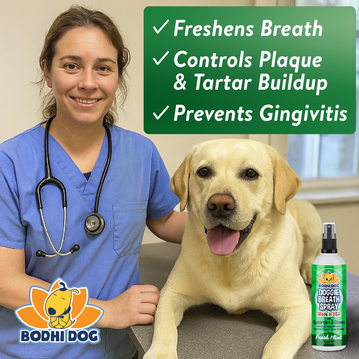 Goût naturel apprécié par les chiens pour l’hygiène bucco-dentaire.