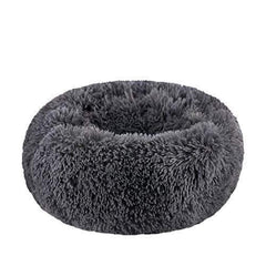 BODISEINT lit peluche rond pour chat et petit chien, repos doux et chaleureux