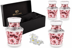Urne Bold & Divine rose pâle lot de 4, prêt à offrir