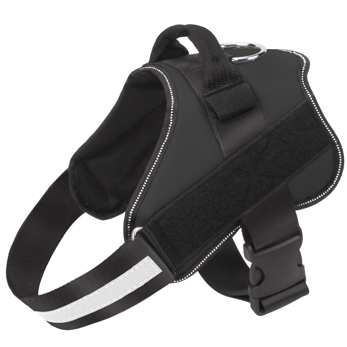 Bolux harnais anti-tirage avec réflectifs pour petites promenades nocturnes.