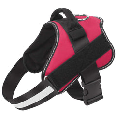 Harnais Bolux pour chien sans tir rouge, confort durant les promenades.