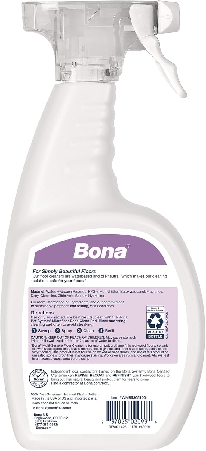 Nettoyant oxygéné Bona pour taches difficiles et salissures tenaces