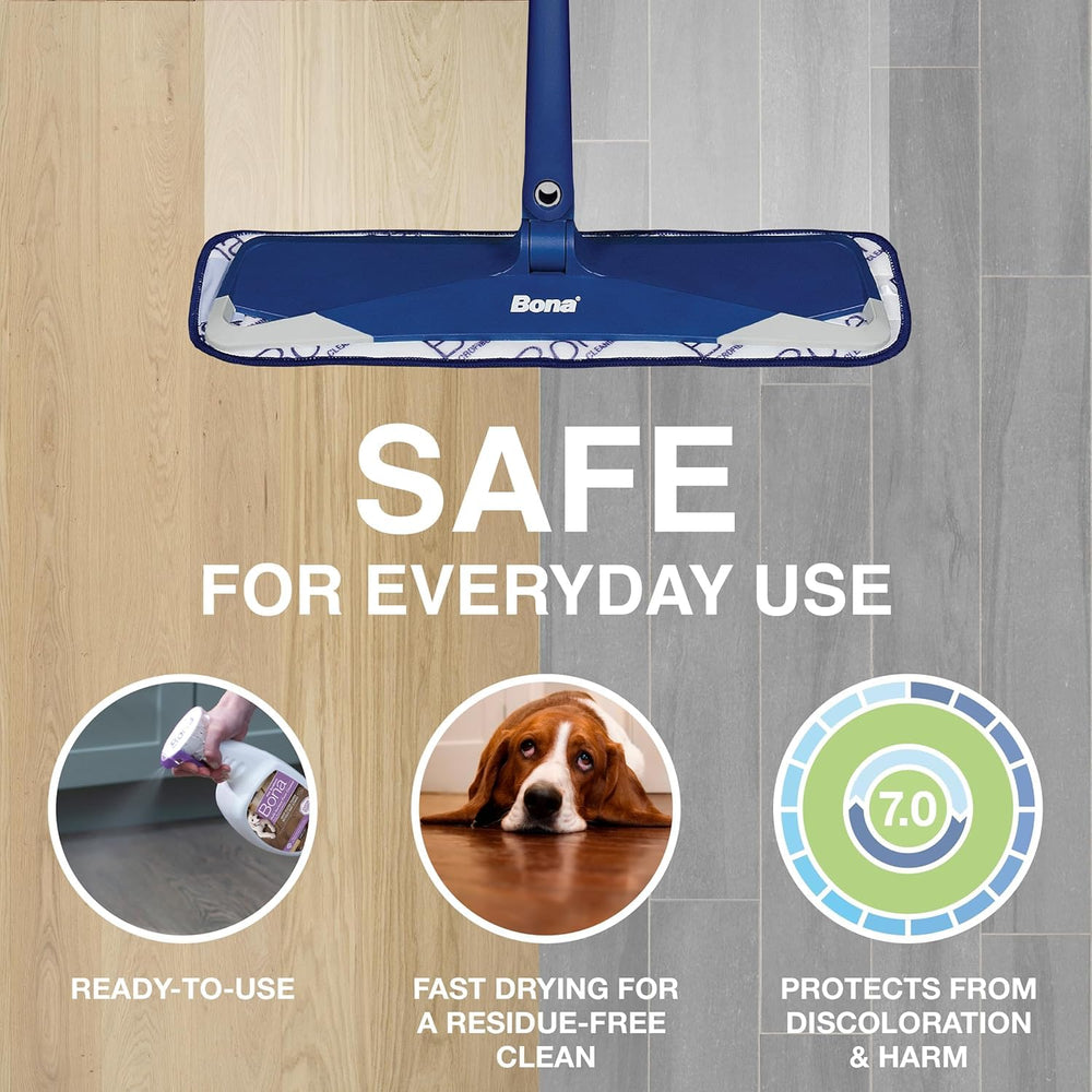 Nettoyant Bona pour tapis et sols durs, surfaces variées