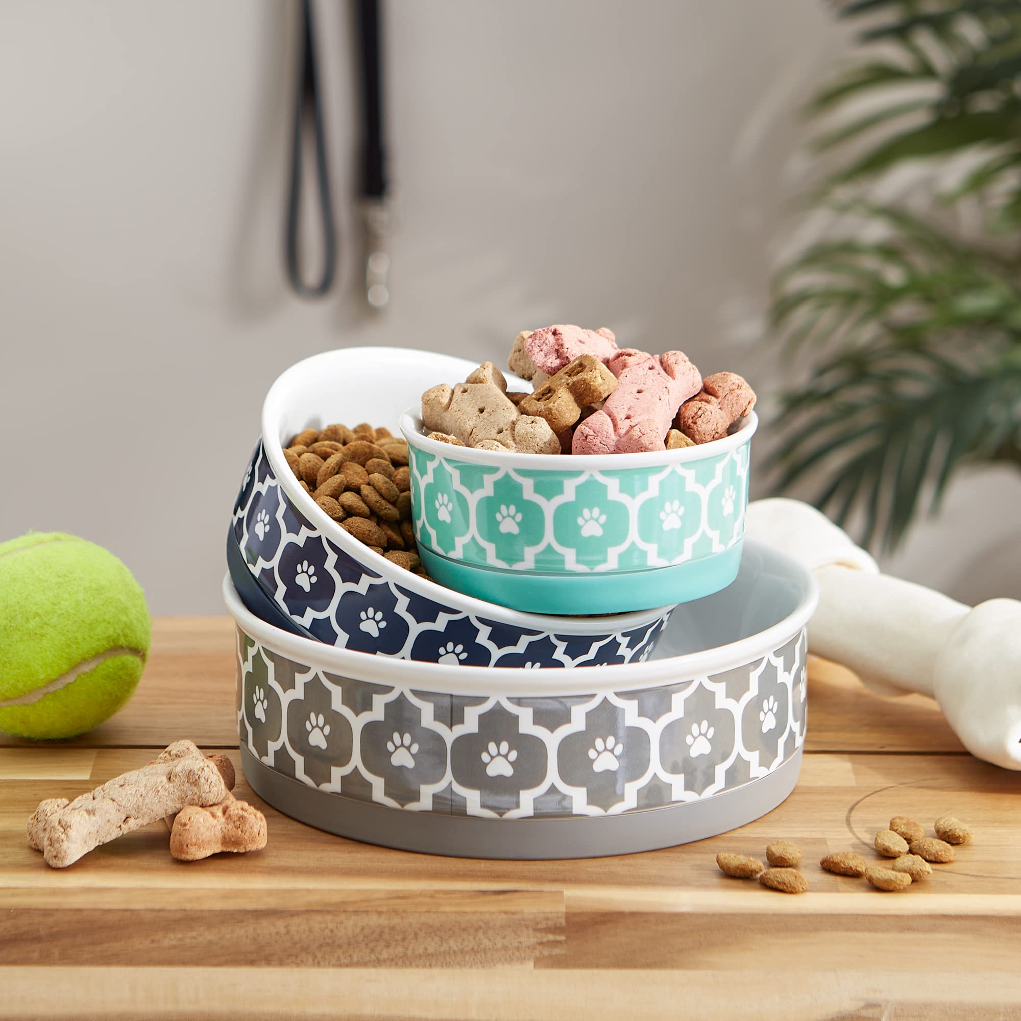 Bol Bone Dry bande en silicone, anti glisse et stable.