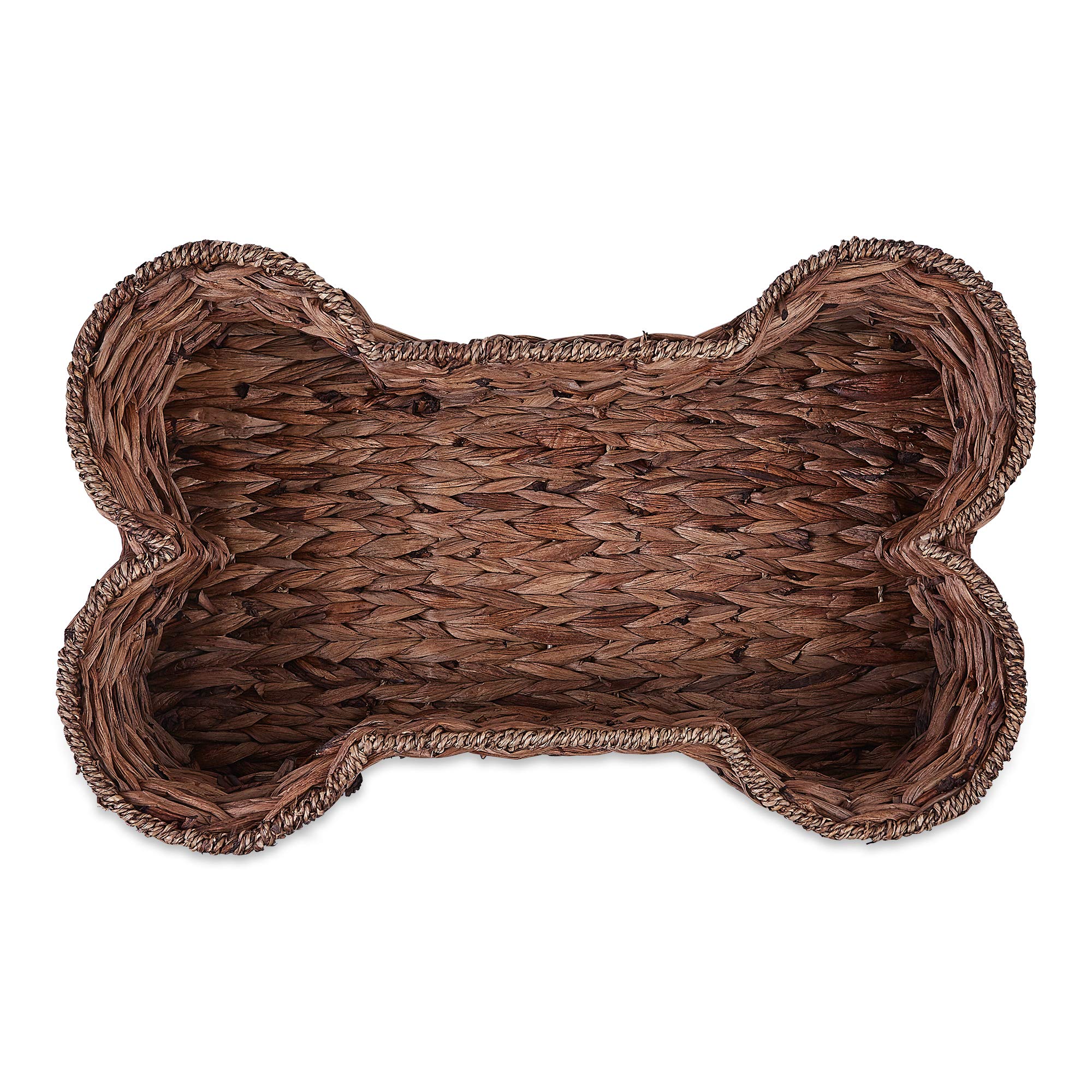 Bone Dry Panier Os Hyacinthe – poignée en cuir synthétique pratique et durable.