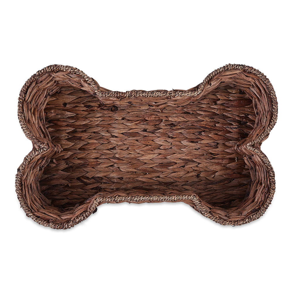 Bone Dry Panier Os Hyacinthe – poignée en cuir synthétique pratique et durable.