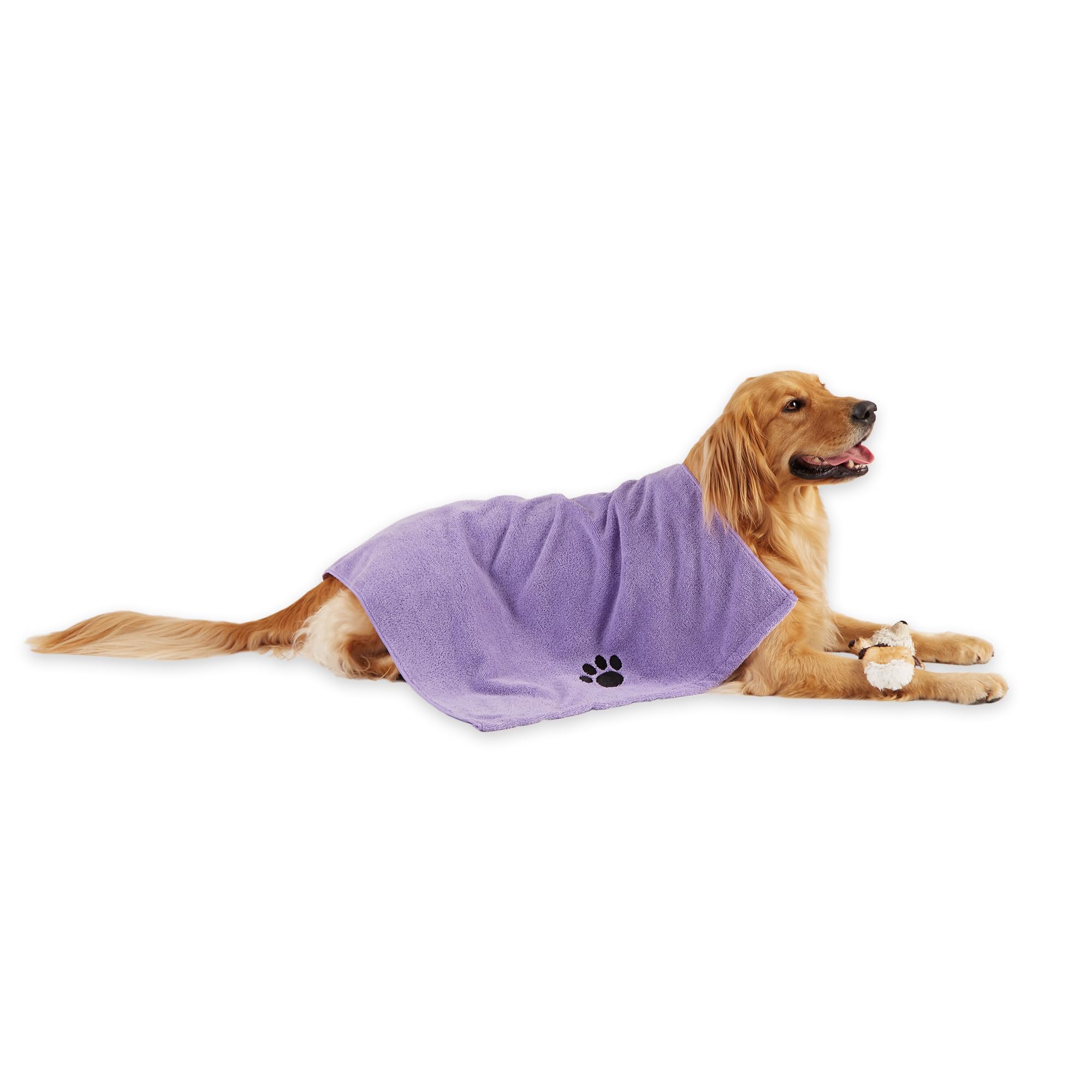 Bone Dry serviette toilettage microfibre lavande, séchage rapide.