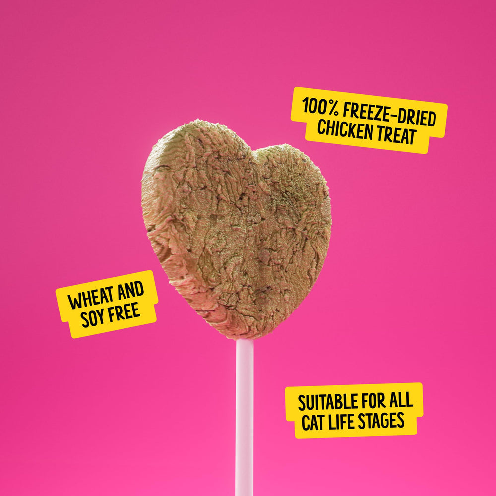 Bonkers Purrpops ingredients-naturels, friandises sans artificiels pour chats.