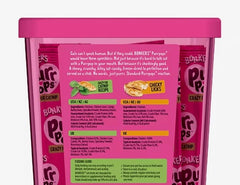 Bonkers Purrpops Sachet 32 Delices Poulet Catnip Zoom — vue détaillée des saveurs.
