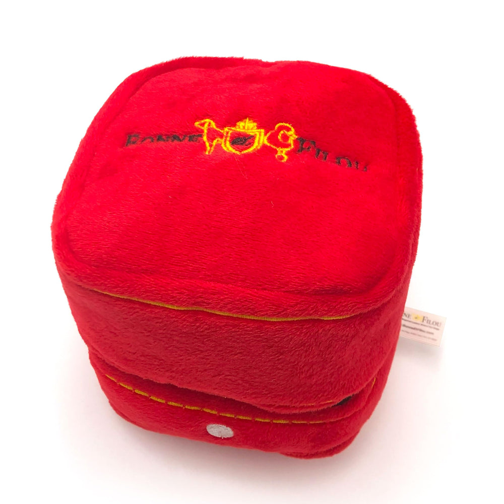Bonne et Filou accessoire photo mariage canin, bague peluche tendre pour souvenirs.