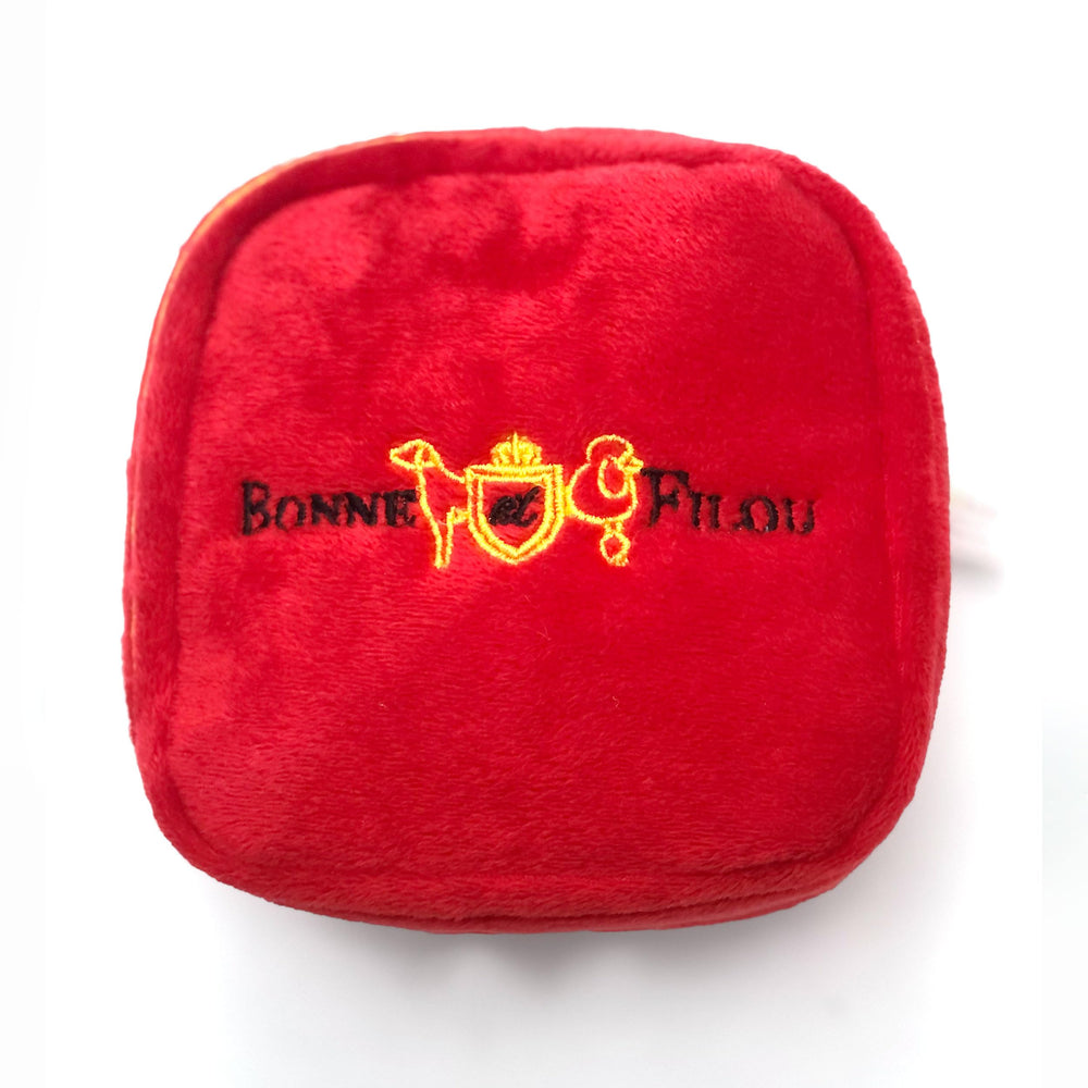 Bonne et Filou cadeau Saint-Valentin pour chien, bague peluche douce.
