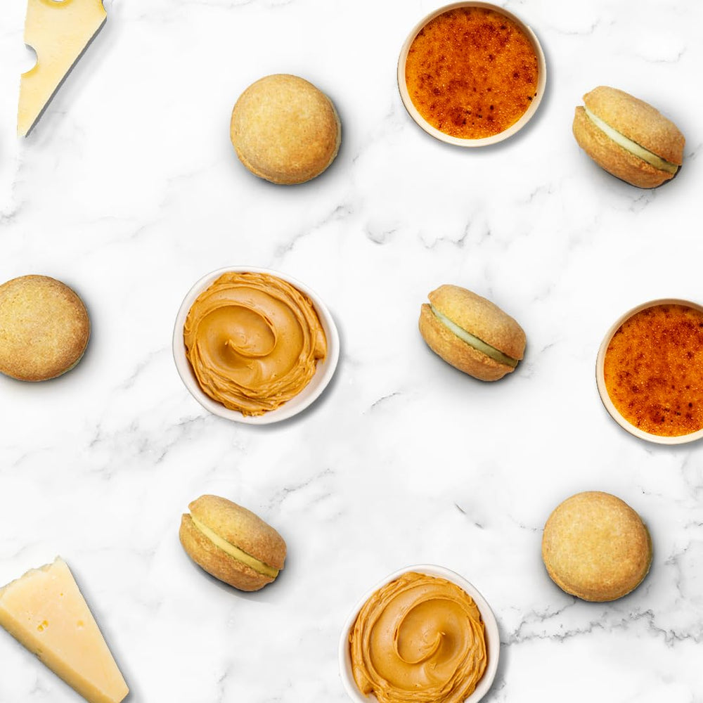 Emballage élégant Bonne et Filou façon pâtisserie française, cadeau luxueux.