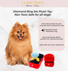 Bonne et Filou peluche bague luxe douce pour câlins et jeux.
