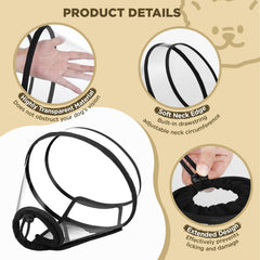 BONTHEE collier-cone, vue claire pour éviter accidents et stress.