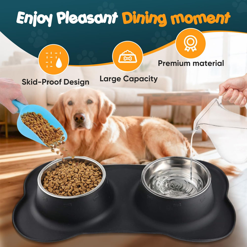 Bonve Pet: tapis silicone antidérapant fixe les bols et évite les déversements.