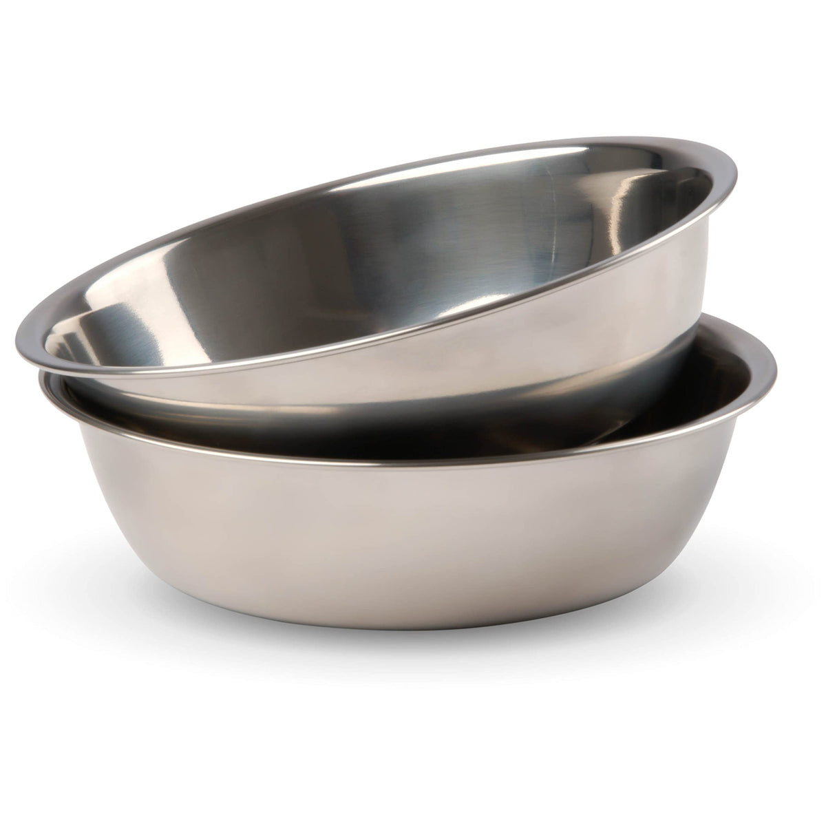 Bol Bonza chat-12oz en inox anti-rouille, idéal pour repas quotidiens.