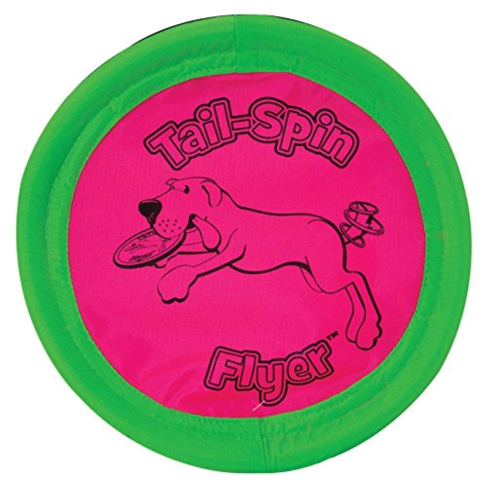 Booda Tail-Spin Flyer en trois tailles pour s'adapter à tous les chiens.