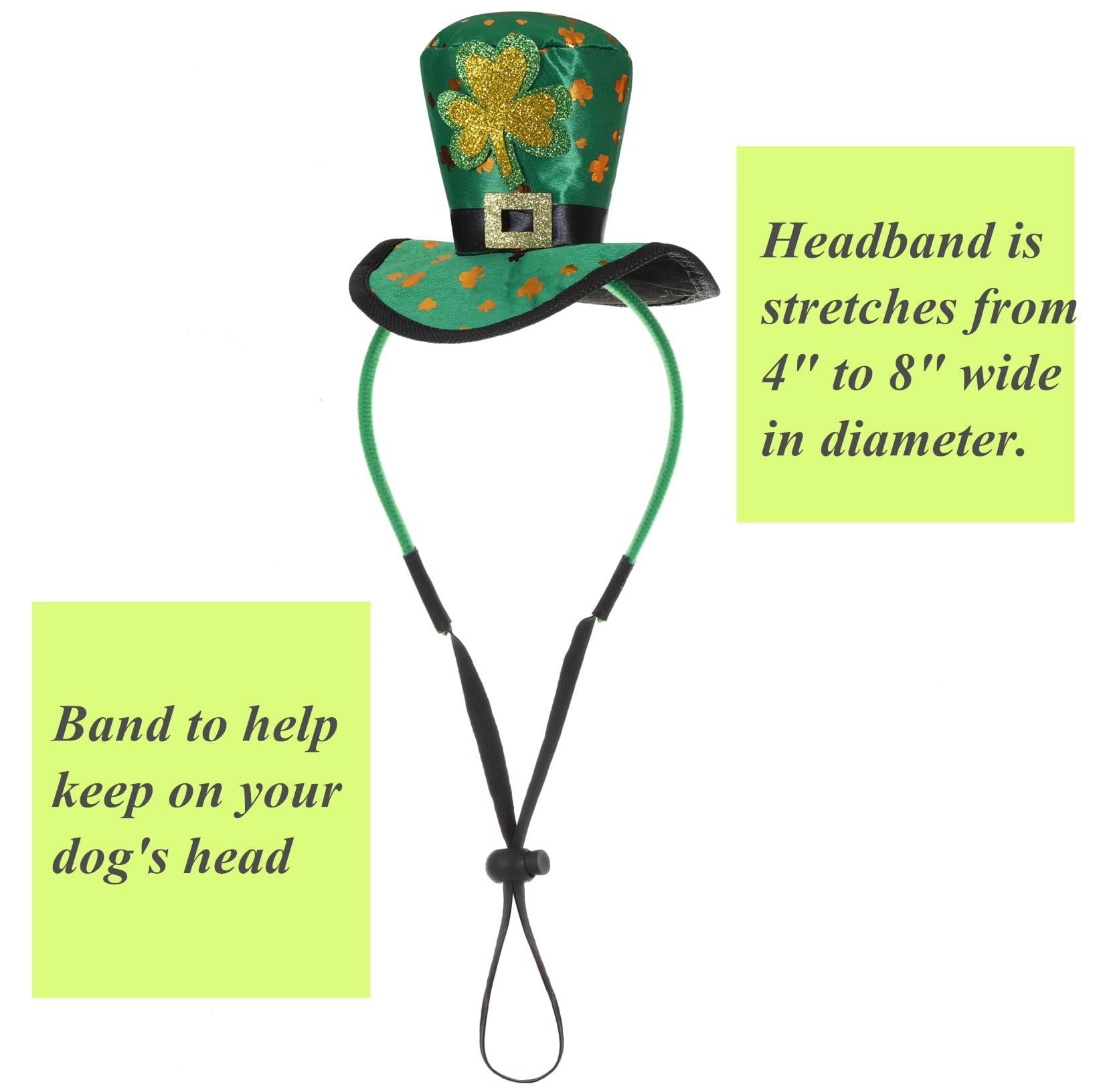 BoomBone chapeau Saint-Patrick mini, complément festif du look.
