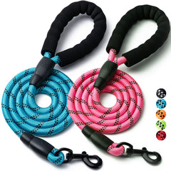 BOOMIBOO laisse double pack durable pour tous les chiens, fiable et robuste.