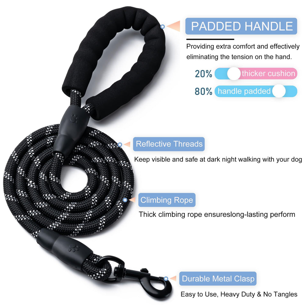 BOOMIBOO poignée rembourrée pour promenades longues et confortables.