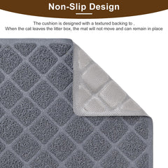 BOOMIBOO tapis litière anti-glisse, stabilité renforcée.