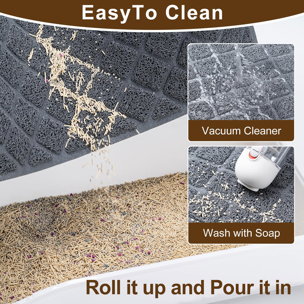BOOMIBOO tapis capte les poussières et réduit les traces.