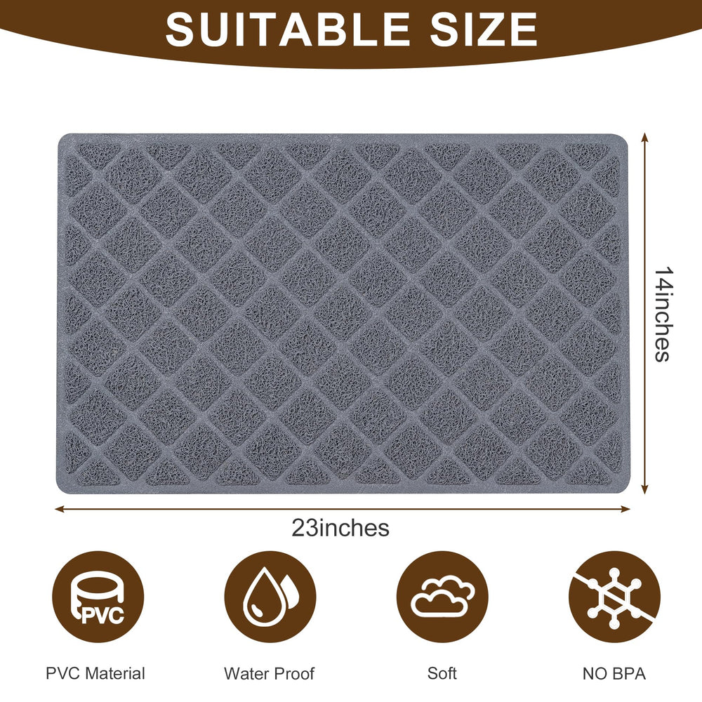 BOOMIBOO tapis litière – zone anti-traces retient les particules.