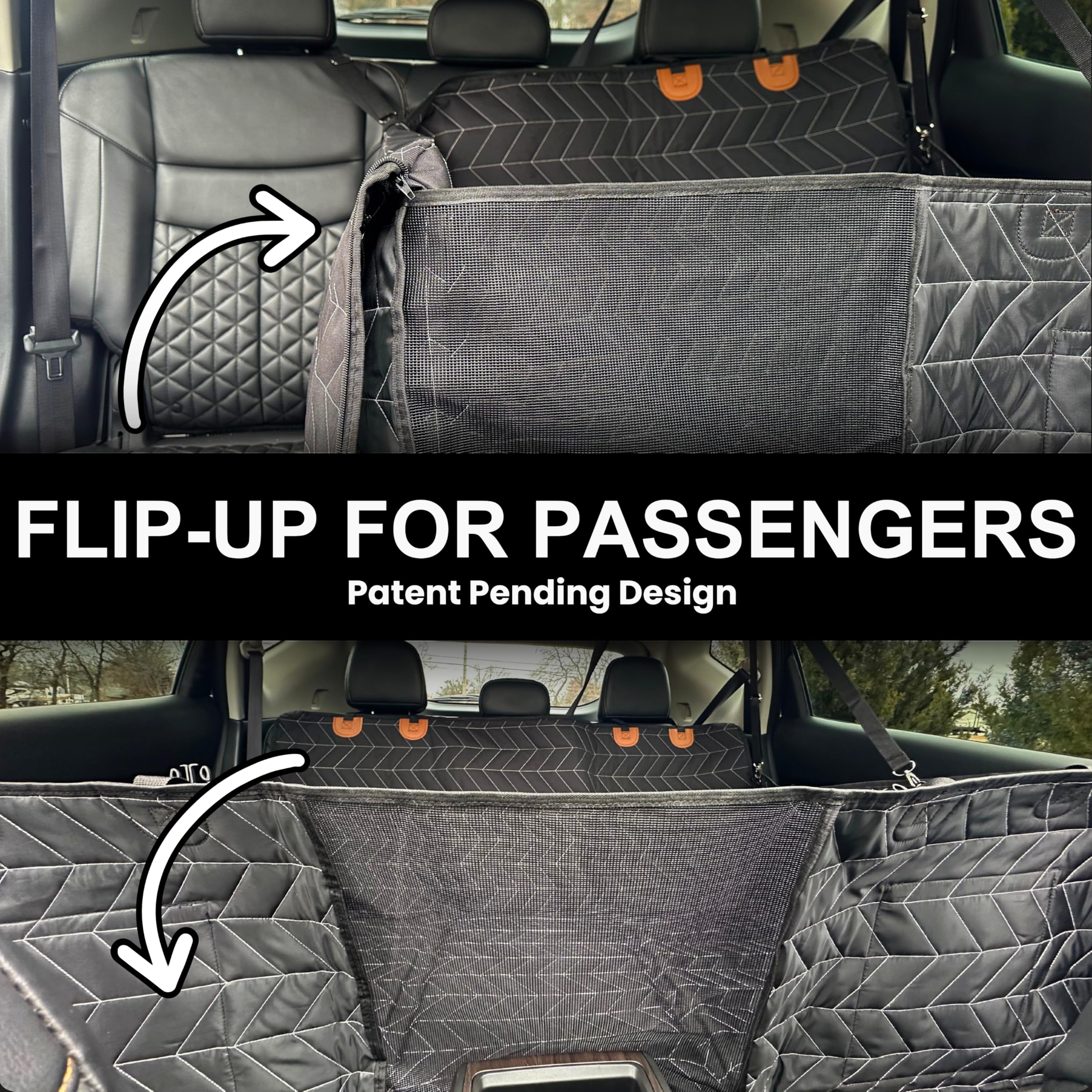 Boops & Floofs extension-demi-siege-convertible, voyage en duo avec chien