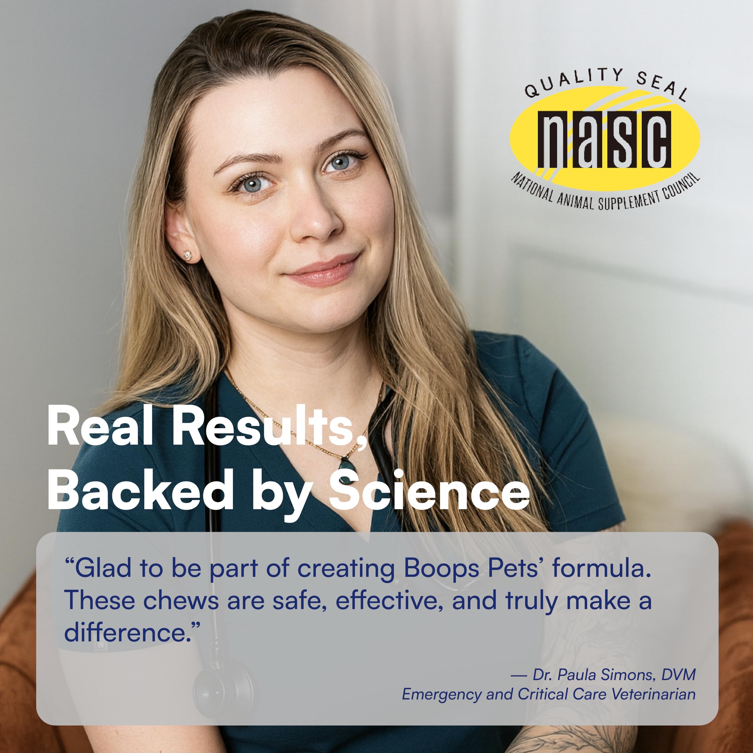Boops Pets bouchées formule vétérinaire chien sans additifs.