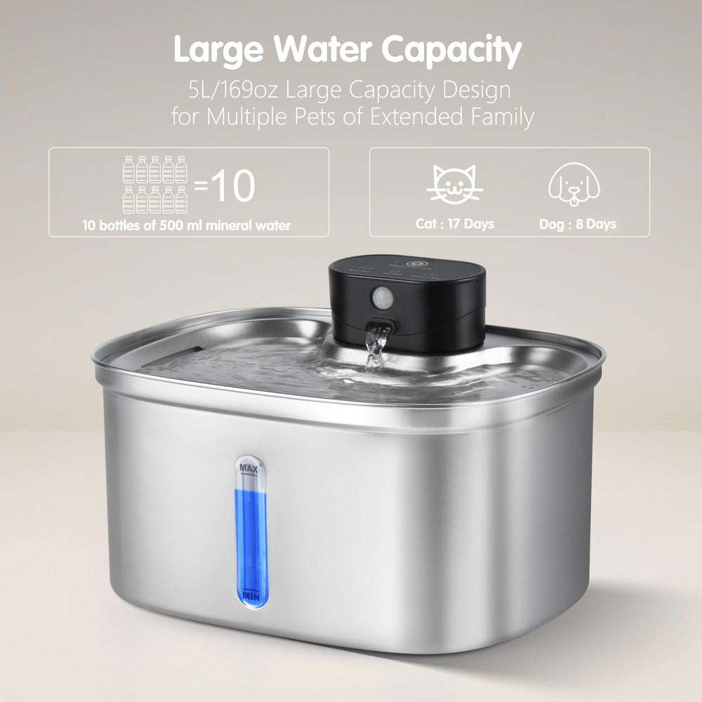 BOORCA cuve eau inox 304, hygiénique et facile à nettoyer.
