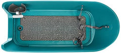 Booster Bath entree en U: ouverture pratique pour animaux de grande taille.