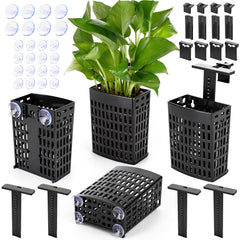 Borlech porte-plante aquarium — hauteur ajustable pour un agencement précis.
