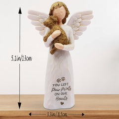 Statue deuil Borlesta: décoration chaleureuse pour maison et bureau