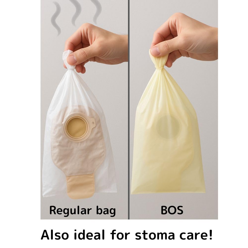 BOS Sacs, emballage compact et délivrés individuellement.