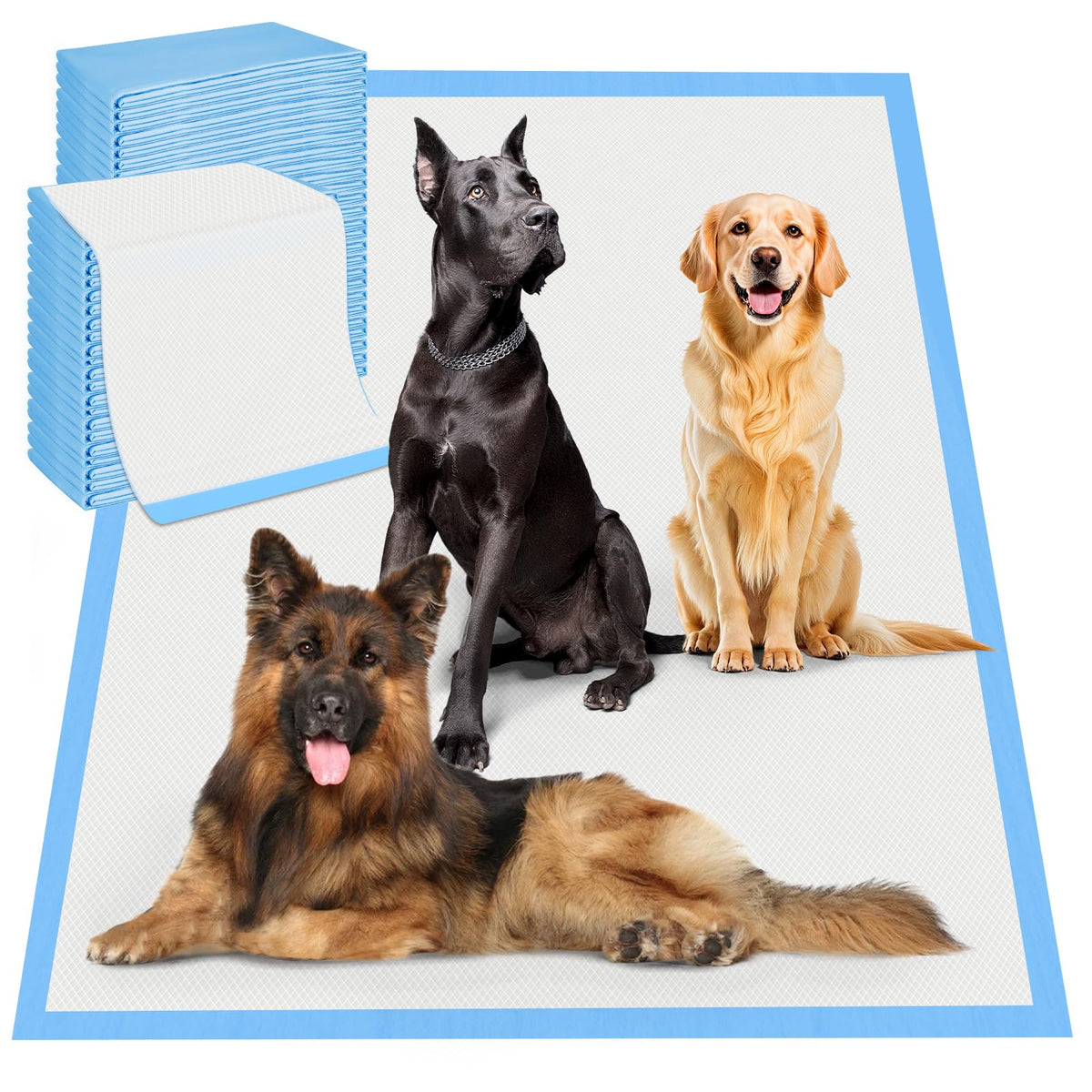 Tapis absorbant Boscute 4XL pour grands chiens, absorption rapide.