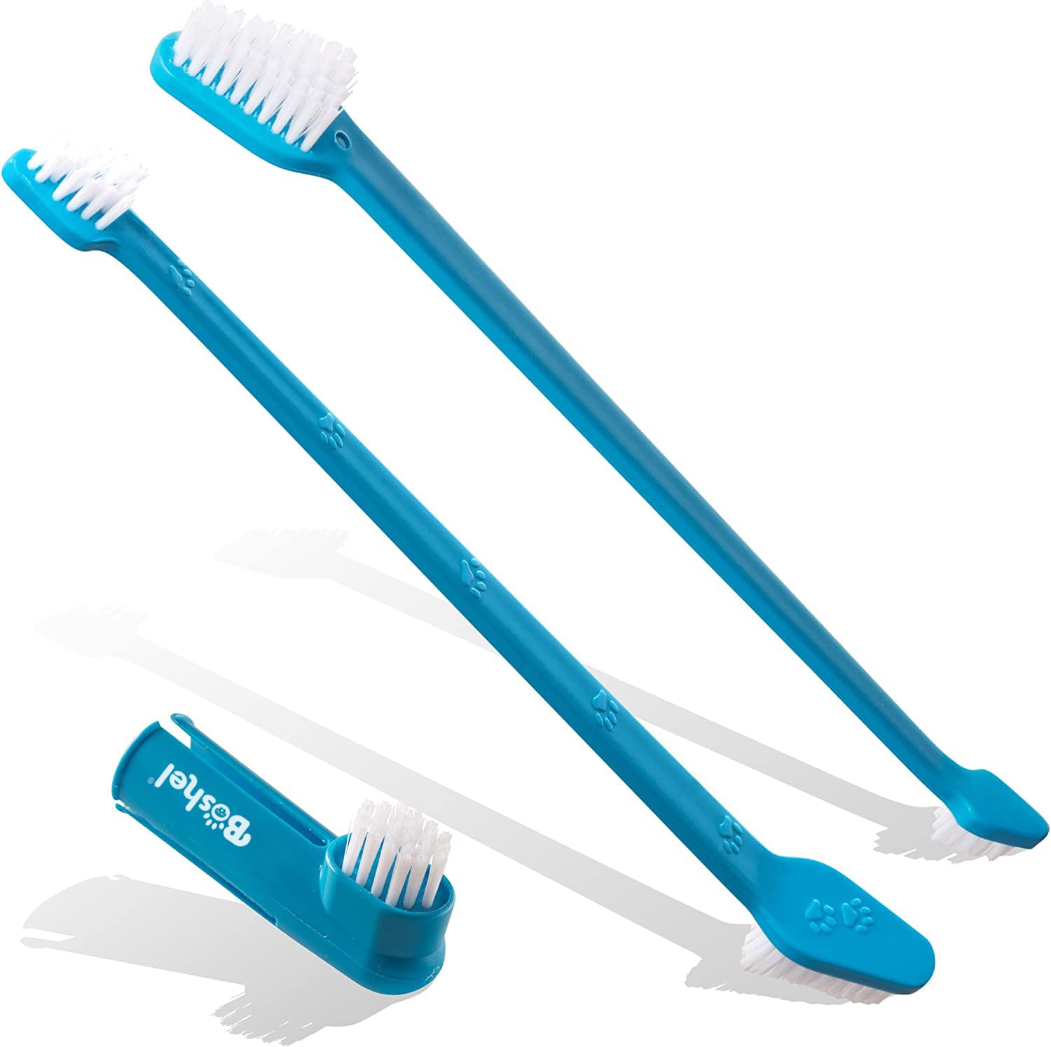 Boshel brosse dentaire chien double-face, nettoyage des zones difficiles