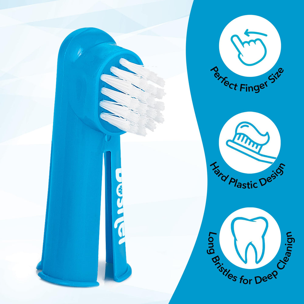 Boshel brosse-doigts-hygiene-bouche-chiens, nettoyage facile et hygiène buccale.