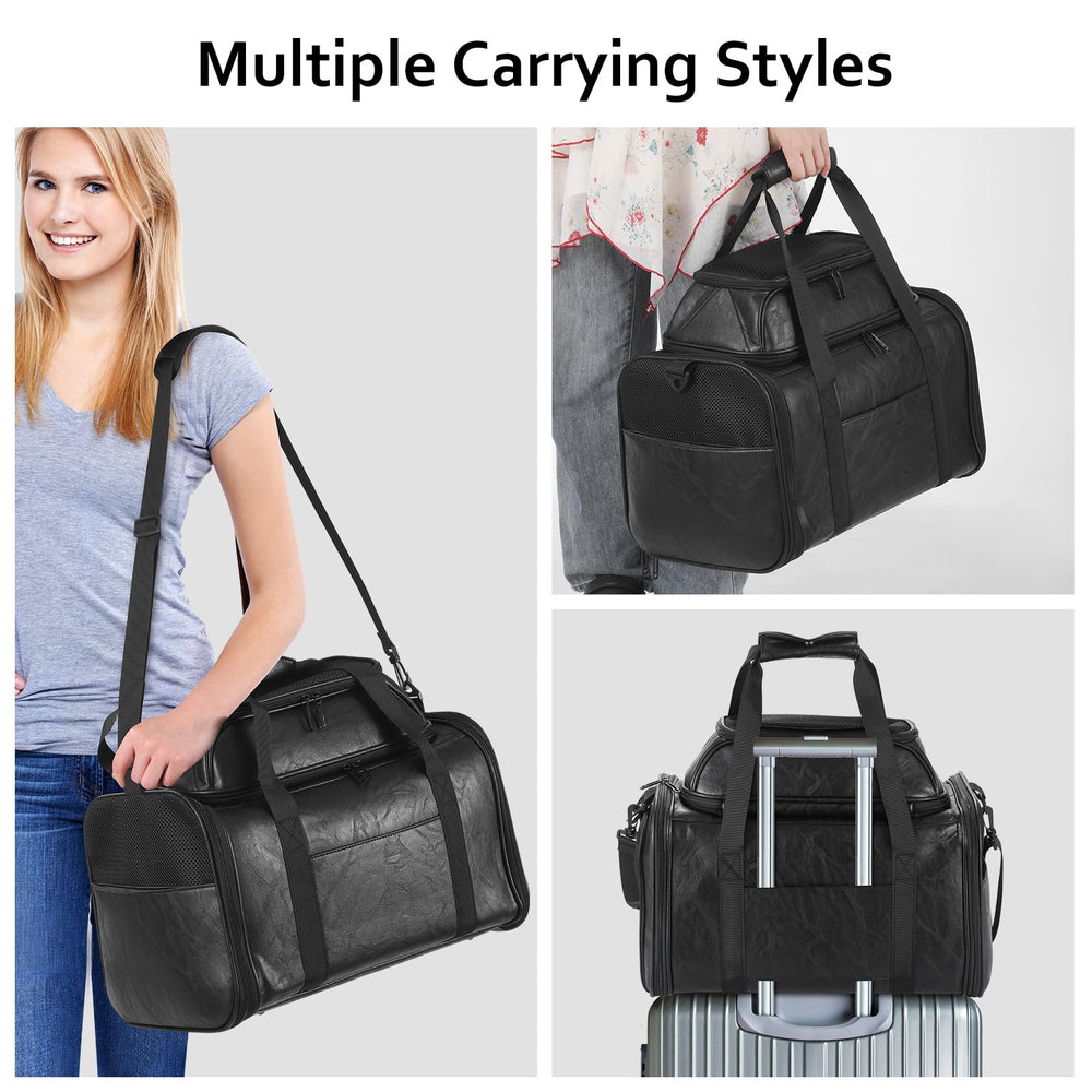 Bosnanller sac avec poches latérales, rangement pratique pour accessoires et documents.
