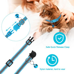 Collier Bosose pour chat longueur réglable, adapté aux chatons et petits animaux.