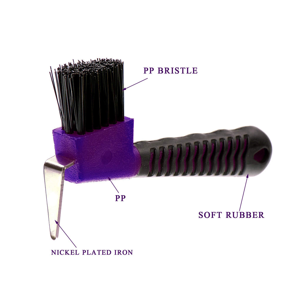 BOTH WINNERS brosse sabot cheval polyvalente pour écurie et trottoir.