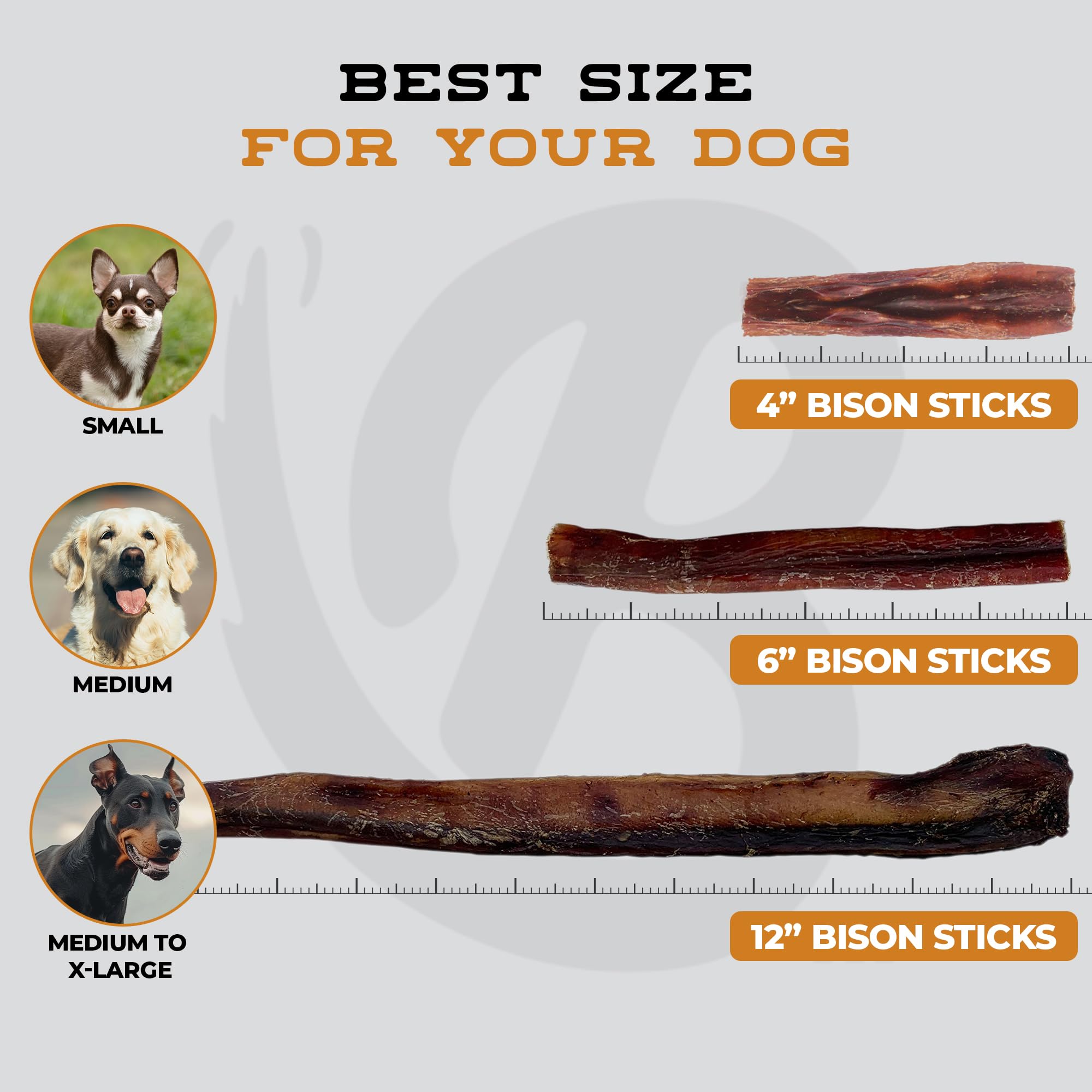 Friandise Boulder Bison Chews sans additifs – naturelle et adaptée aux chiens sensibles.