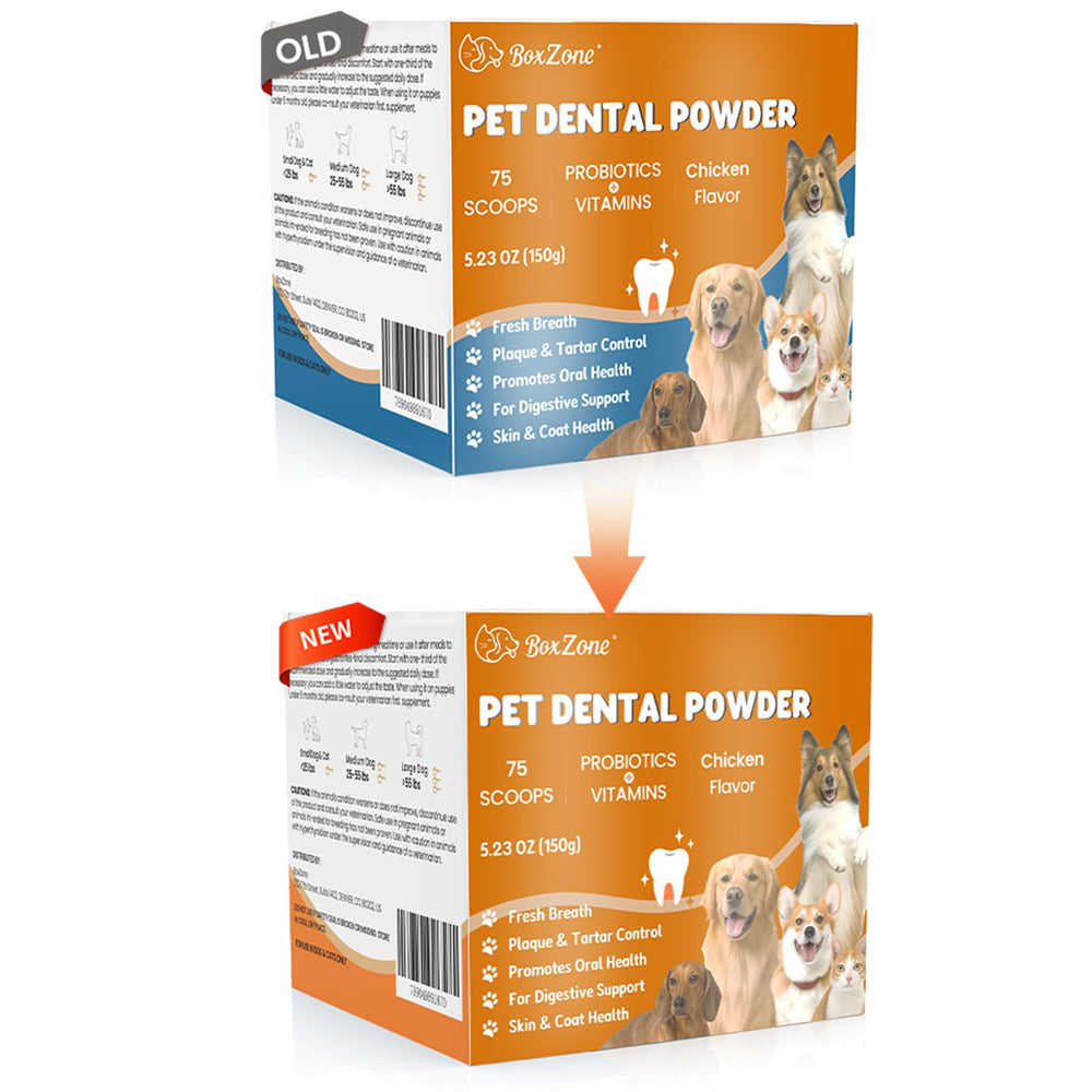 BoxZone Poudre Dentaire - zinc et enzymes, action ciblée sur la plaque.